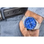 Mens Watch Giewont Chronograph Sapphire Silver Blue GW9580-B3 - Image 4