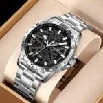 Mens Watch Skmei 9337SIBK + BOX - Image 3