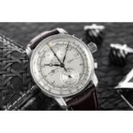 Mens Watch ZEPPELIN 100 Yahre Chronograph 8670-1 + BOX - Image 4
