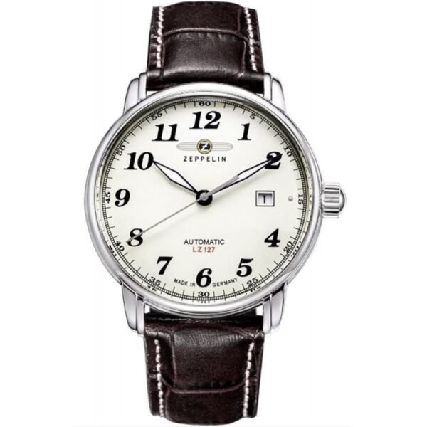Mens Watch ZEPPELIN Automatic LZ 127 7656-5 + BOX
