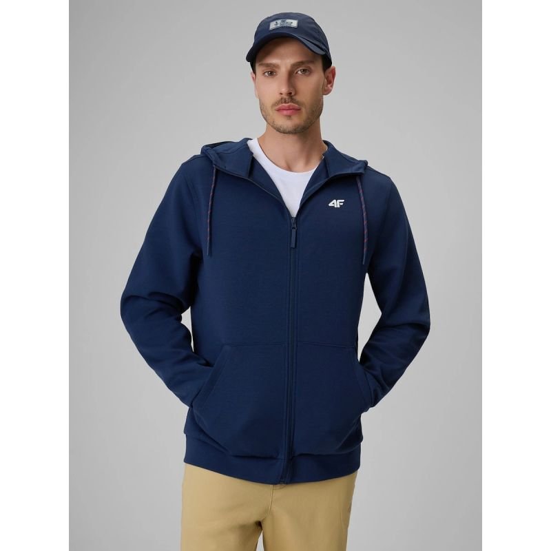 lupin-wear-ca-men-s-zip-up-sweatshirt-with-hood-4f-4frss26tswsm2979-31s-3021346 Mens zip-up sweatshirt with hood 4F 4FRSS26TSWSM2979-31S - Image 1