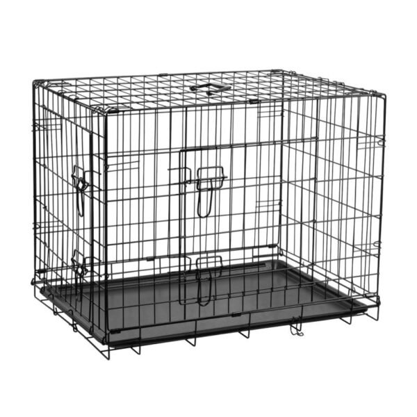 Metal dog cage, playpen, size XL 91x60x67 cm, REBEL ANIMALS