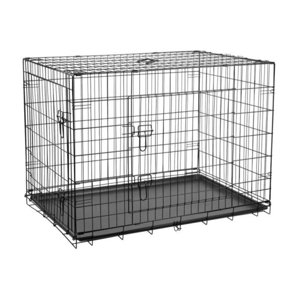 Metal dog cage, playpen, size XXL 107x71x78 cm, REBEL ANIMALS