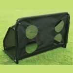 Metal goal 300x155 cm with shooting mat - Image 2