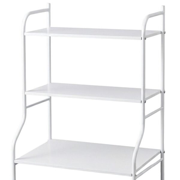METAL ORGANIZER SHELF STANDING OVER THE WASHING MACHINE 62x25x155CM