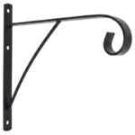 METAL PLANT HANGER CLASSIC SIMPLE BLACK 26X28CM KINZO - Image 2