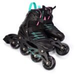 Meteor Roller Skates L 38-43 Buzzy Black/Pink/Mint - Image 2
