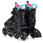 Meteor Roller Skates L 38-43 Buzzy Black/Pink/Mint - Image 5