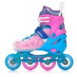 Meteor Roller Skates S 30-33 Loky Pink/Blue - Image 2