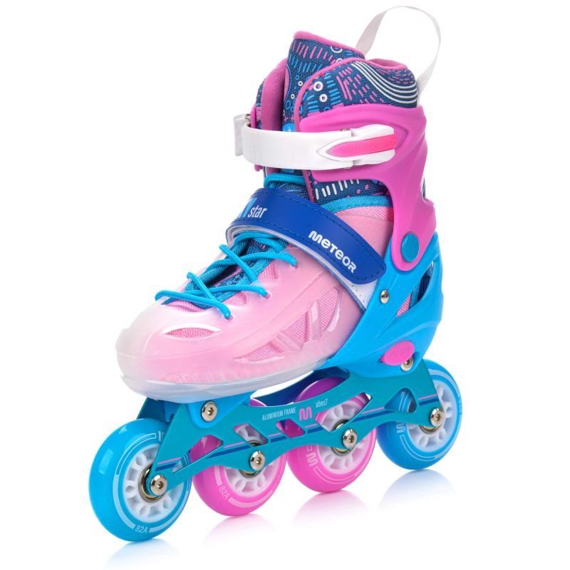 lupin-wear-ca-meteor-roller-skates-s-30-33-loky-pink-blue-2962991 Meteor Roller Skates S 30-33 Loky Pink/Blue - Image 1