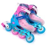 Meteor Roller Skates S 30-33 Loky Pink/Blue - Image 6
