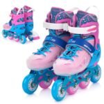 Meteor Roller Skates S 30-33 Loky Pink/Blue - Image 7