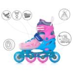 Meteor Roller Skates S 30-33 Loky Pink/Blue - Image 8