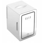 Mini fridge with LED makeup mirror ELLE 6L white - Image 3