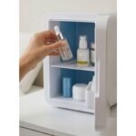 Mini fridge with LED makeup mirror ELLE 6L white - Image 4