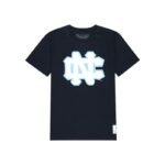Mitchell Ness NCAA University Of North Carolina Large Logo Tee M BMTRINTL1272-UNCNAVY - Image 7