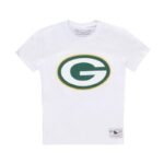 Mitchell Ness NFL Team Logo Tee Green Bay Pacers M BMTRINTL1053-GBPWHIT