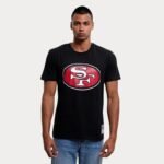 Mitchell Ness NFL Team Logo Tee San Francisco M 49ERSS BMTRINTL1053-SF4BLCK - Image 4