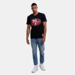 Mitchell Ness NFL Team Logo Tee San Francisco M 49ERSS BMTRINTL1053-SF4BLCK - Image 6