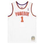 Mitchell Ness Phoenix NBA Alternate Jersey Suns 2002 Anfernee Hardaway M SMJY4443-PSU02AHAWHIT - Image 4