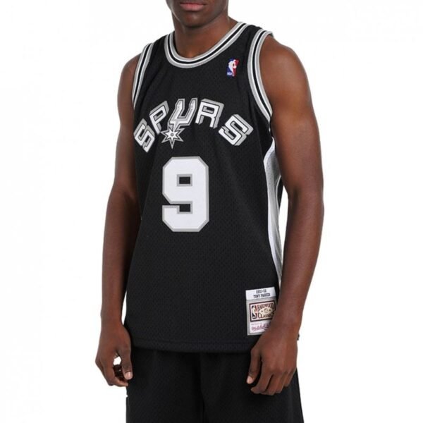 Mitchell Ness San Antonio Spurs NBA Swingman Jersey Spurs 2001 Tony Parker M SMJYLG19018-SASBLCK01TPA
