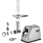 MPM MMM-07M 1800W meat grinder, 3 sieves with holes, attachments for cold cuts and pates - Image 2