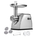 MPM MMM-07M 1800W meat grinder, 3 sieves with holes, attachments for cold cuts and pates - Image 3
