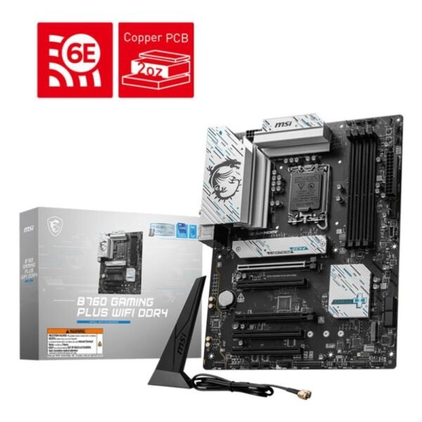MSI B760 GAMING PLUS WIFI DDR4 Motherboard