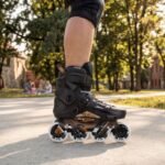 NA1601 SLALOM ROLLER SKATES SLAYD BLACK SIZE 45 NILS EXTREME - Image 4