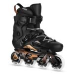 NA1601 SLALOM ROLLER SKATES SLAYD BLACK SIZE 46 NILS EXTREME