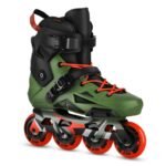 NA1601 SLAYD GREEN SLALOM ROLLER SKATES SIZE 44 NILS EXTREME