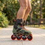 NA1601 SLAYD SLALOM ROLLER SKATES GREEN SIZE 40 NILS EXTREME - Image 4