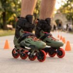 NA1601 SLAYD SLALOM ROLLER SKATES GREEN SIZE 40 NILS EXTREME - Image 8