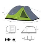 NC6006 GREEN-GREY DISCOVERY NILS CAMP TENT - Image 8