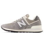 New Balance U574 gray Lifestyle unisex sneakers (U574SNV) - Image 2