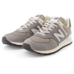 New Balance U574 gray Lifestyle unisex sneakers (U574SNV) - Image 3