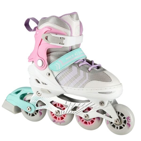 NH18192 4in1 PINK SIZE S(29-33) ROLLER SKATING WITH HOCKEY SLEEVE NILS EXTREME
