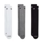Nike Everyday Plus Cushioned Socks 3 Pairs White, Gray, Black SX6888 964