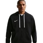 Nike Park 26 Fleece Full-Zip Hoodie Mens Black IB1228 010 - Image 3