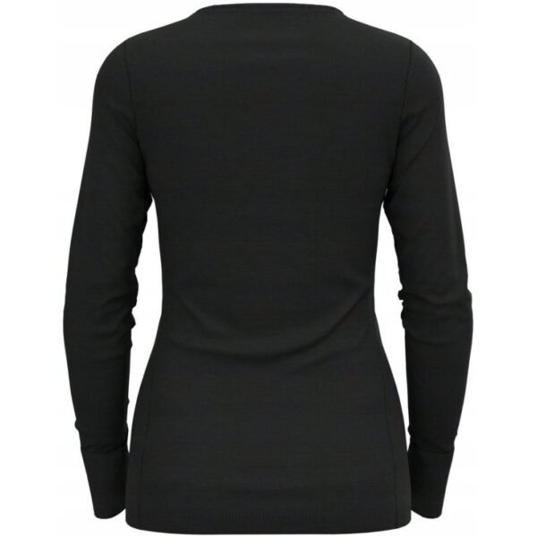 Odlo BL TOP crew neck l/s MERINO 200 womens T-shirt size S Black