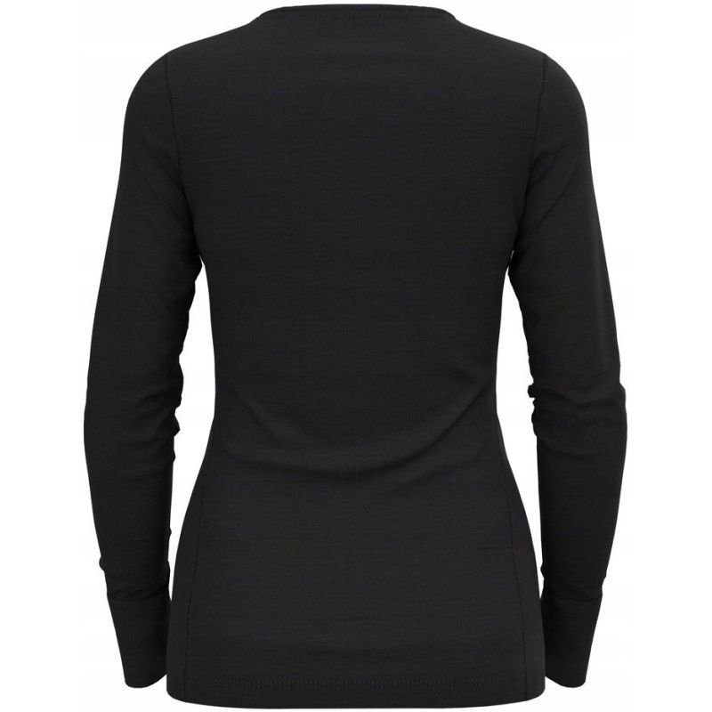 lupin-wear-ca-odlo-bl-top-crew-neck-l-s-merino-200-women-s-t-shirt-size-s-black-1760944 Odlo BL TOP crew neck l/s MERINO 200 womens T-shirt size S Black - Image 1