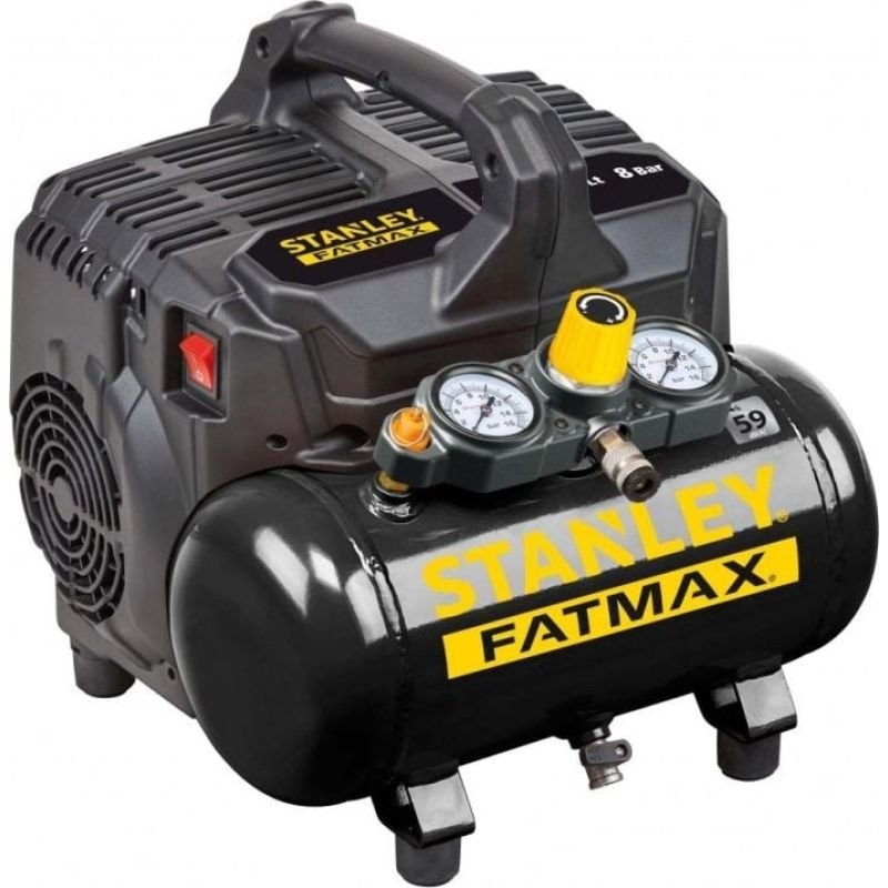 lupin-wear-ca-oil-free-compressor-0-75-hp-6-l-550-w-stanley-2229138 Oil-free compressor 0.75 HP, 6 L, 550 W STANLEY - Image 1