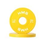 Olympic Bumper Plate 2x1.5kg Yellow HMS CBRS15 - Image 2