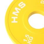 Olympic Bumper Plate 2x1.5kg Yellow HMS CBRS15 - Image 3