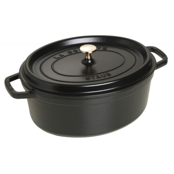 Oval cast iron pot STAUB 40509-319-0 - black 5.5 ltr