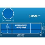 OVAL FRAME POOL 305X76CM ULTRA STRONG 12015V63 - Image 7
