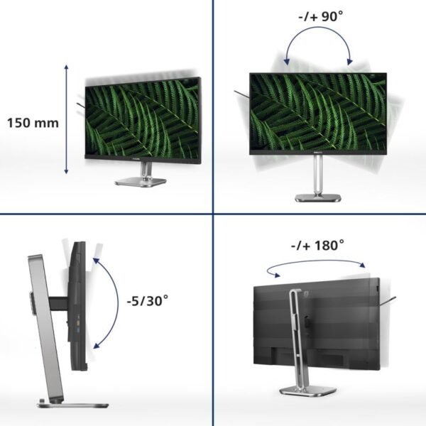 Philips 5000 series 24B2G5200/00 computer monitor 60.5 cm (23.8") 1920 x 1080 px Full HD LCD Anthracite