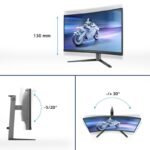 Philips Evnia 5000 27M2C5200W/00 computer monitor 68.6 cm (27") 1920 x 1080 px Full HD LCD Black - Image 4