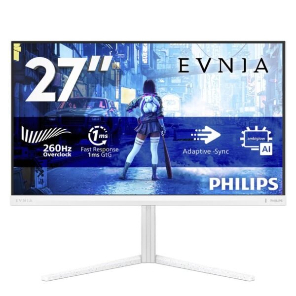 Philips Evnia 5000 27M2N5201P/00 computer monitor 68.6 cm (27") 1920 x 1080 px Full HD LCD White