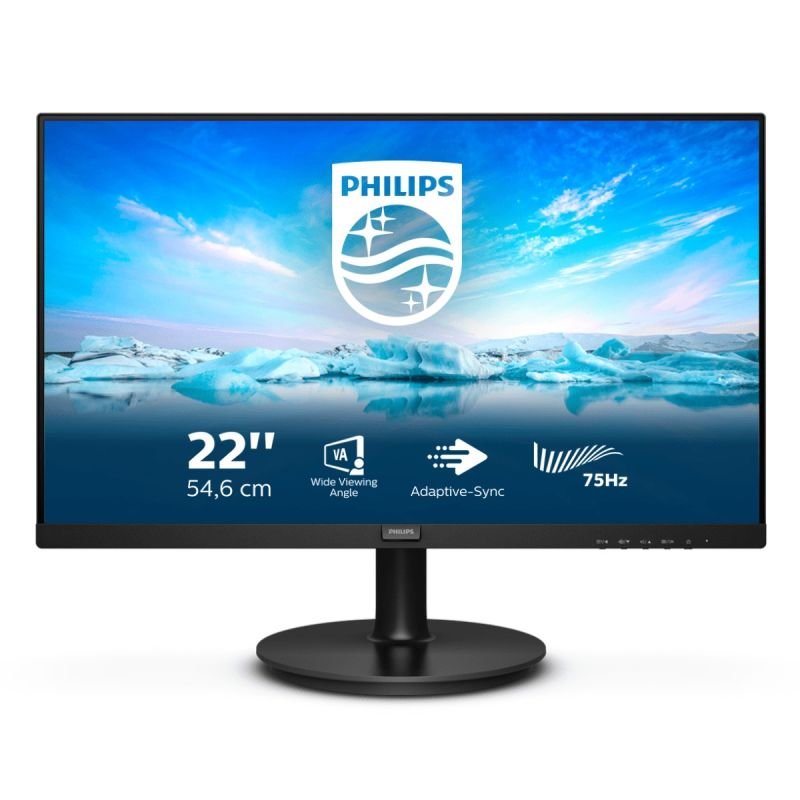 lupin-wear-ca-philips-led-monitor-21-5-222v8la-00-2207891 PHILIPS LED MONITOR 21.5" 222V8LA/00 - Image 1